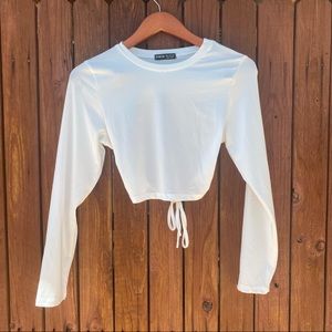 SHEIN open back long sleeve